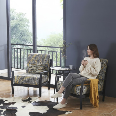 Fauteuil Design Canapé Sofa Place de Luxe Coloré Relax Cuir Lounge Club Rembourrage