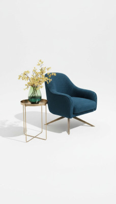Fauteuil Club Lounge Designer Fauteuil Fauteuil Rembourré Canapé 1 Place Tissu TV Neuf