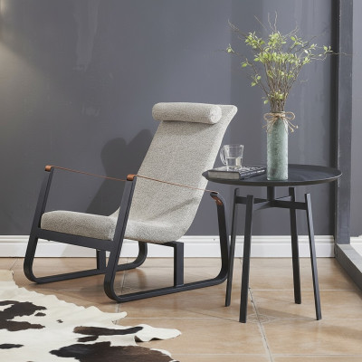 Club rembourré Oreilles de luxe Siège Détendez-vous Fauteuil Design Canapé 3 places Cuir Salon