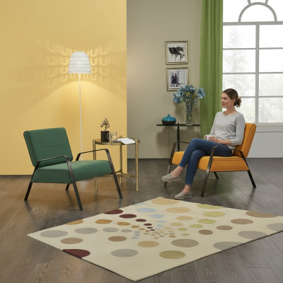 Design Canapé Sofa Place en Cuir Lounge Club Tapisserie de Luxe Oreilles Siège Relax Fauteuil