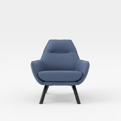Canapé design Sofa Seater Tissu Lounge Club Rembourrage Luxe Ears Seat Relax Fauteuil
