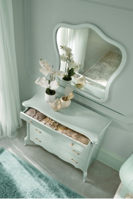 Commode avec 4 tiroirs buffet blanc buffet armoire buffet Kopmmoden