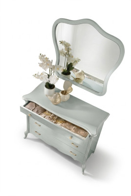 Commode avec 4 tiroirs buffet blanc buffet armoire buffet Kopmmoden