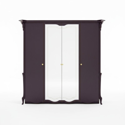 Belle armoire avec portes miroir dans un élégant design italien.