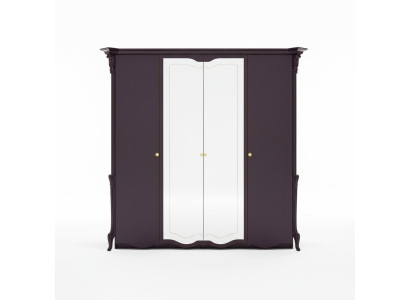 Belle armoire avec portes miroir dans un élégant design italien.