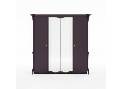 Belle armoire avec portes miroir dans un élégant design italien.