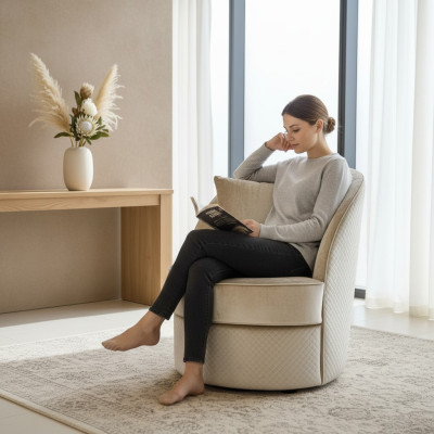 Fauteuil Club Lounge Designer Chaise inclinable Canapé Rembourrage TV