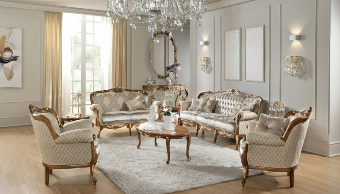 Meubles de style classique en Italie Ensemble de canapé ensembles Groupe 3+2 home24®