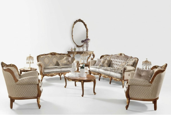 Meubles de style classique en Italie Ensemble de canapé ensembles Groupe 3+2 home24®
