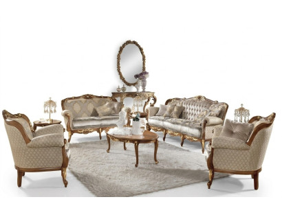 Canapé Baroque Rococo Classique Trois Places 3 Places Canapé Tissu Canapés