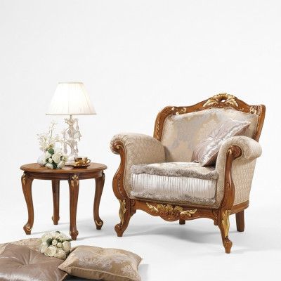 Fauteuil textile 1 place, canapé, canapés rembourrés, design, luxe, classique, baroque, rococo