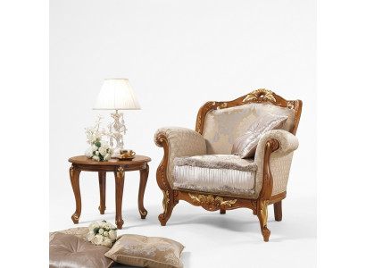 Fauteuil textile 1 place, canapé, canapés rembourrés, design, luxe, classique, baroque, rococo