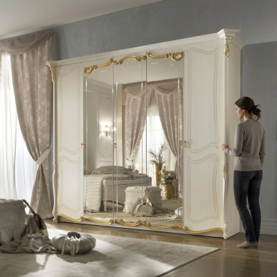 Armoires à vêtements Armoires à vêtements Miroir Mobilier Mobilier de vie Bois neuf