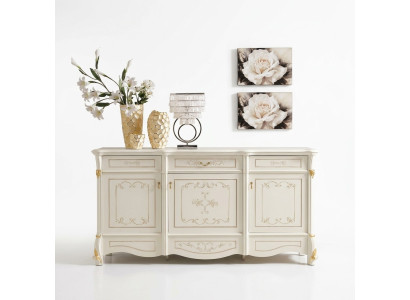 Buffet XXL Commode Commodes Armoire Baroque Rococo Buffet Console Italie Meubles