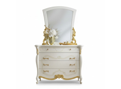 Meubles de style élégant Armoire de chambre Commode Buffet classique avec miroir