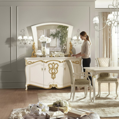 Buffet XXL Commode Commodes Armoire Bahut Console Mobilier Classique