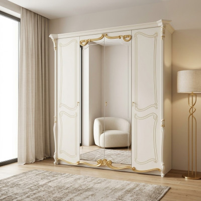Armoire à vêtements Armoires de vêtements Design Miroir Meubles Salon Mobilier Bois neuf