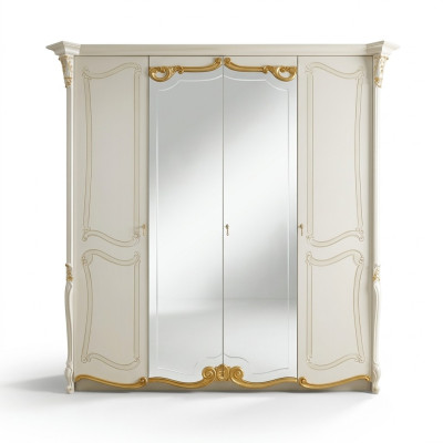 Armoire à vêtements Armoires de vêtements Design Miroir Meubles Salon Mobilier Bois neuf