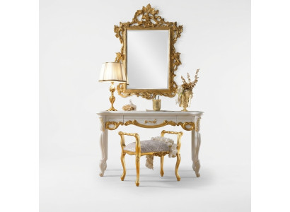 Console Commode Buffet Mural Table d'entrée Décoration Classique Table Console