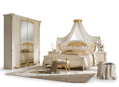 Lit de mariage Lits doubles Mariage Meubles classiques de style italien Baroque