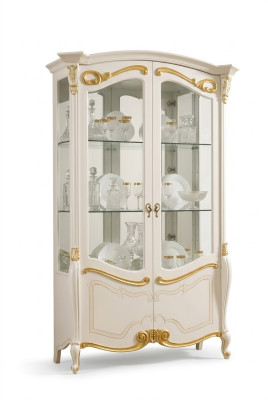 Vitrine élégante Armoire de présentation Vitrine Salon Verre neuf Armoire en verre Armoires neuves