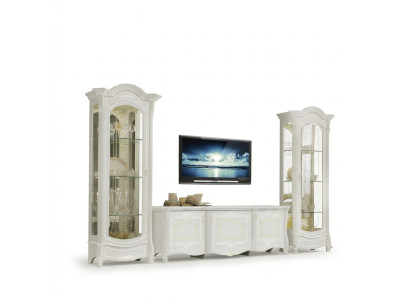 Meubles de style italien - salon 3 pièces. Ensemble salon Vitrine Meuble TV home24 ®