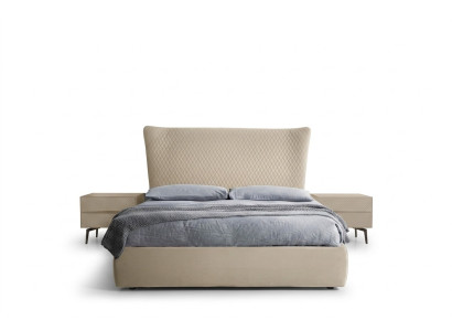 Revêtement de lit design de luxe Lit double Décor Lits d'hôtel Luxe Chambre de sommeil de luxe