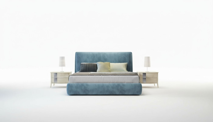 Conception de literie de lit de designer Lits d'hôtel doubles de conception de rembourrage de lit de luxe Chambre de sommeil