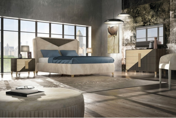 Lit Lits Lit double Chambre de mariage Literie Designer Lits doubles.