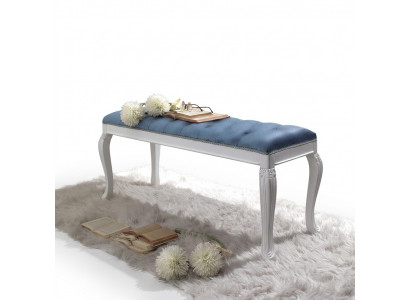 Revêtement de siège Chesterfield Tabouret de revêtement de siège Tabouret de siège Tissu en bois Design de style