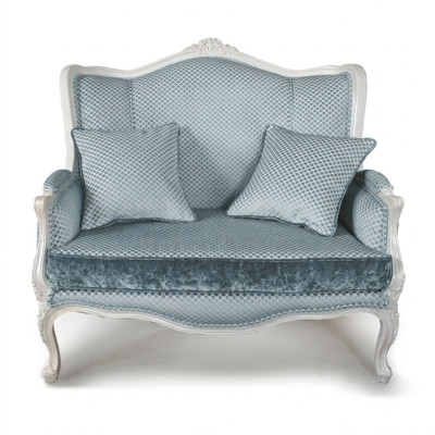 Tissu de canapé en tissu noble Design Designer 2 places Meubles Classiques en Tissu