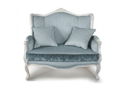 Tissu de canapé en tissu noble Design Designer 2 places Meubles Classiques en Tissu