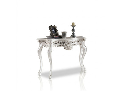 Table console de luxe design Designer Consoles Tables Bois Design Argent Classique r nouveau