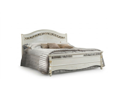 Lit double classique Lits Lit Chambre Bois Meubles Italiens