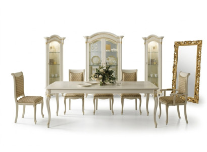 Style de table à manger antique baroque Table Classique en Bois Véritable Tables de Designer Rococo