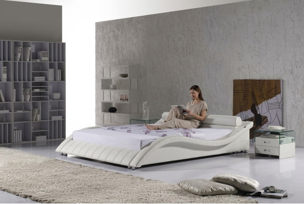 Chambre Lit Design Moderne Lits Courbés Double 180x200