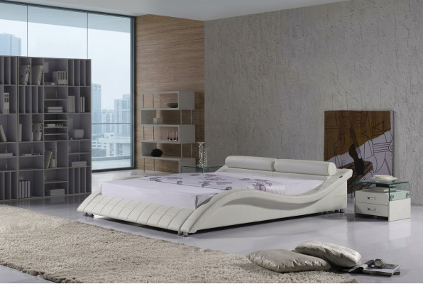 Chambre Lit Design Moderne Lits Courbés Double 180x200