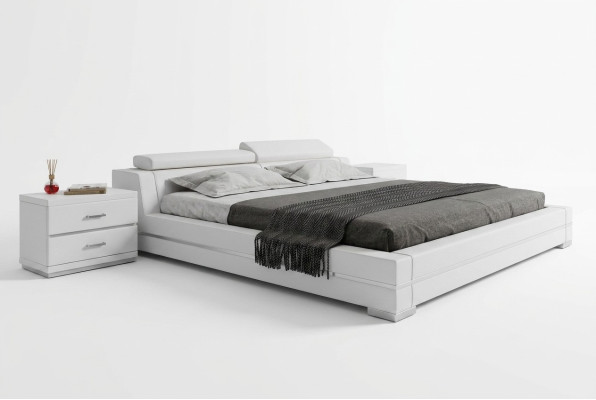 Conception de rembourrage de lit de luxe pour l'hôtel double mariage 180x200cm Décoration de sommeil