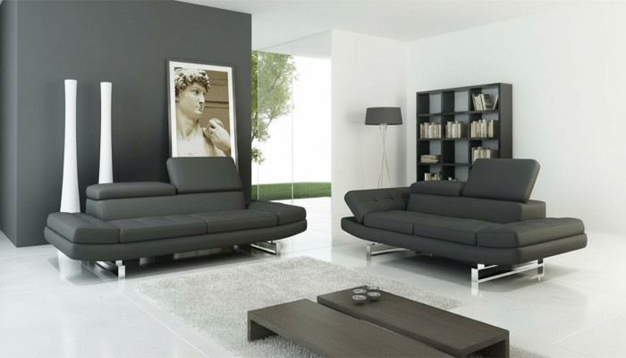 Ensemble complet Ensemble de canapés 3+1+1 Designer Paysage de vie 3 pièces home24