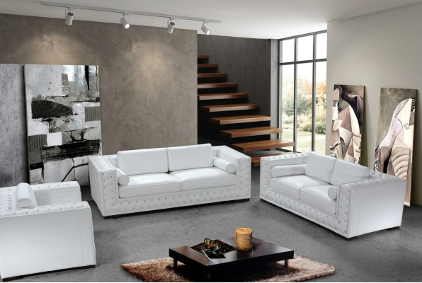 Canapé en cuir Canapé Paysage de vie 3+2+1 Fauteuil Canapé Suite Design Décor neuf