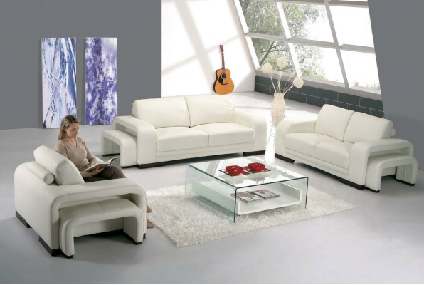 Canapé trois places Canapé Tissu Designer 3 places Canapés Canapés Cuir Textile Tissu