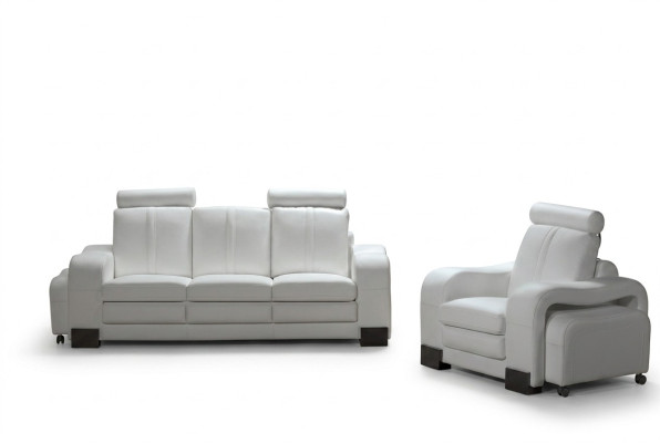 Canapé en cuir 3 places canapé canapé TV fauteuil canapé rembourré canapé de salon