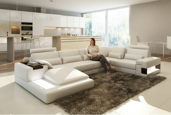 Marques Sofa Canapé paysage intérieur Canapé en cuir Canapé Suite Paysages résidentiels