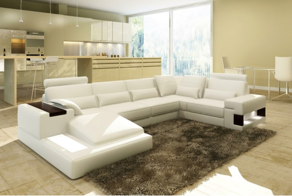 Marques Sofa Canapé paysage intérieur Canapé en cuir Canapé Suite Paysages résidentiels