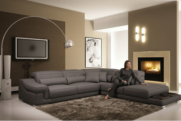Canapé d'angle en forme de L Canapé design Canapé d'angle Canapé en cuir Canapé en tissu sofas