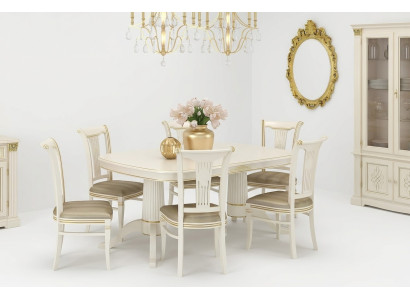 Ensemble de chaises Chaises Rembourrage Suite Cuisines Salon Salle à manger Set Designer 6x