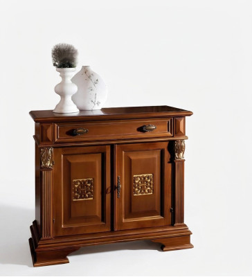 Armoire murale classique en bois Buffet Bahut Vitrine Armoire de luxe Meubles