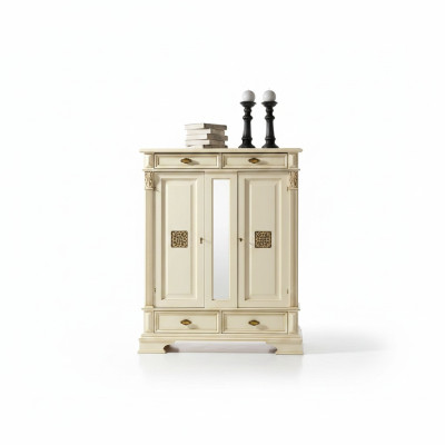 Commode Buffet Armoire Buffet Porte-manteau Mobilier italien Style antique Bois