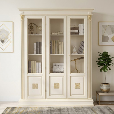 Étagère de bureau Armoire de classement Mobilier de luxe Armoire de style Armoires d'exposition Meubles
