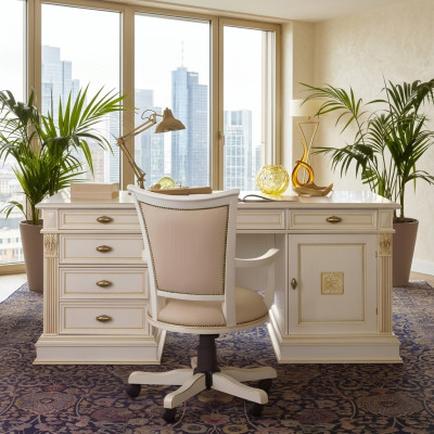 Bureau de bureau de bureau de luxe de style antique rococo baroque neuf